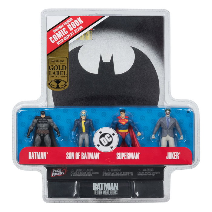 DC Direct Page Punchers pack 4 figurines Batman & Son of Batman & Superman & Joker 7 cm DC Direct Page Punchers pack 4 figurines Batman & Son of Batman & Superman & Joker 7 cm