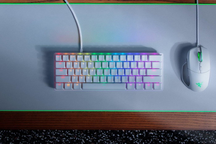 Razer Huntsman Mini Mercury Red White Razer Huntsman Mini Mercury Red White