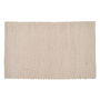 Tapis Blanc Naturel 70 % coton 30 % Jute 200 x 290 cm