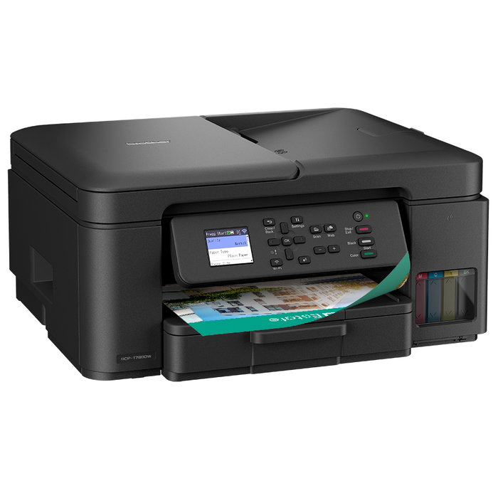 Brother DCP-T780DW Imprimante Multifonction Jet d'Encre Couleur A4 WiFi Duplex automatique