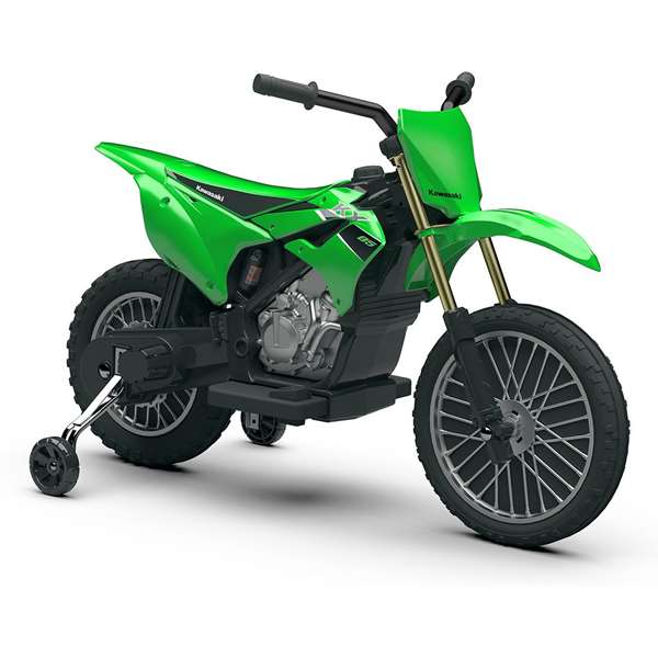 Injusa Kx85 - Moto cross Kawasaki pour enfant 6V, dimensions 103 x 52 x 65.5 cm, âge recommandé 2 ans et plus