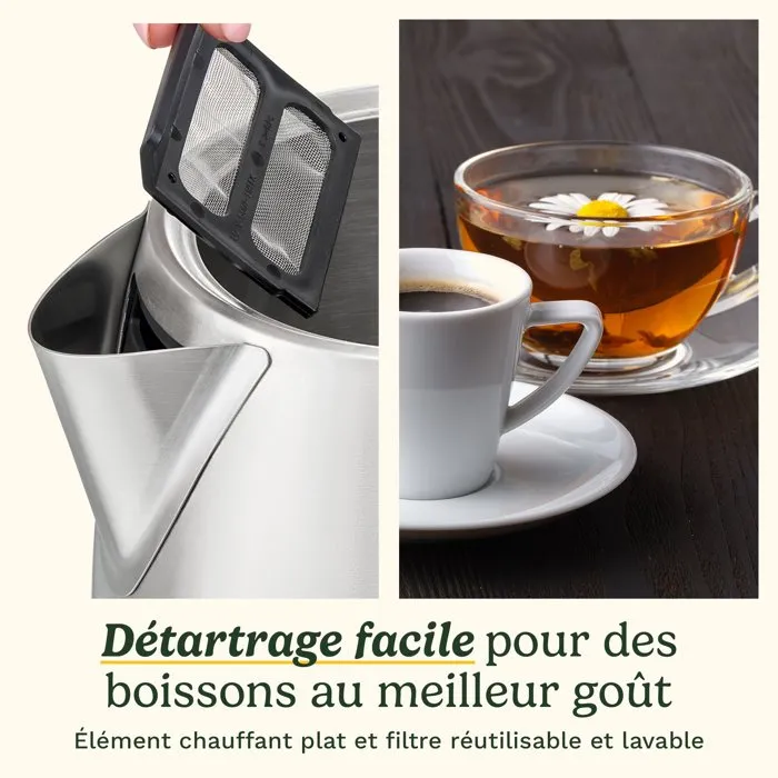 Cuisinart Bouilloire électrique Core Collection 1,7 L en acier inoxydable Cuisinart Bouilloire électrique Core Collection 1,7 L en acier inoxydable