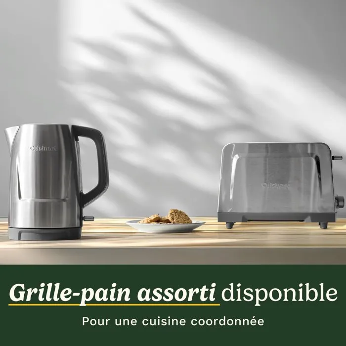 Cuisinart Bouilloire électrique Core Collection 1,7 L en acier inoxydable Cuisinart Bouilloire électrique Core Collection 1,7 L en acier inoxydable