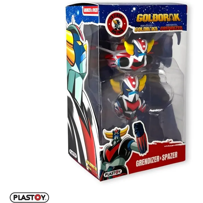 PLASTOY Duo figurines Goldorak Spacer et Goldorak - PVC - 7 cm PLASTOY Duo figurines Goldorak Spacer et Goldorak - PVC - 7 cm