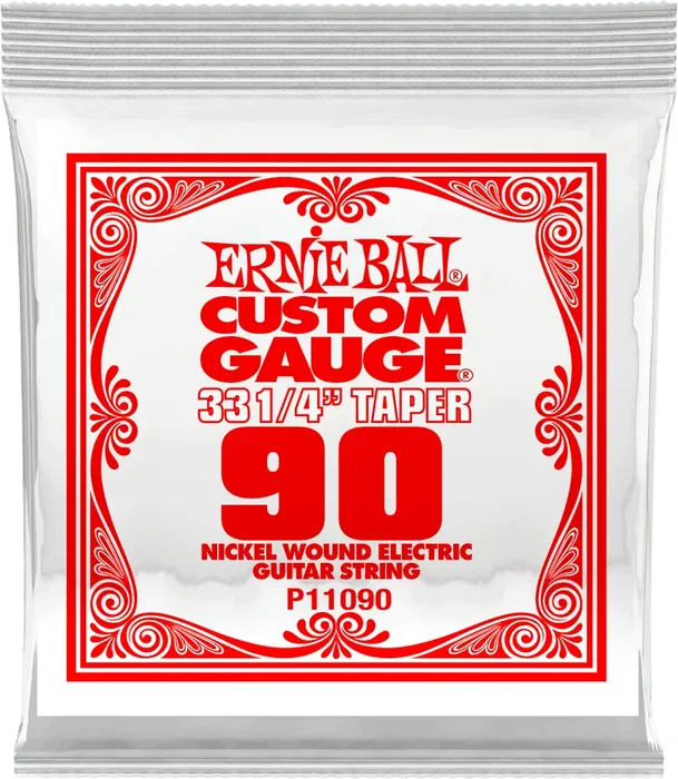 Ernieball Cuerda Eléctrica Slinky Extra Long .090 – Set de 3 cordes pour guitare (Set de 3)