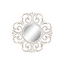 DKD Home Decor Ensemble de miroirs Verre Doré Blanc PP 2 Unités Moderne Décapé (35 x 2 x 35 cm)