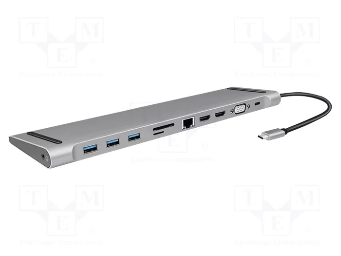 LOGILINK Hub USB UA0373 gris aluminium LOGILINK Hub USB UA0373 gris aluminium