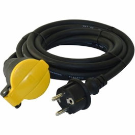 I-Watts Câble d'alimentation 3 m HO7-3G1.5 Noir