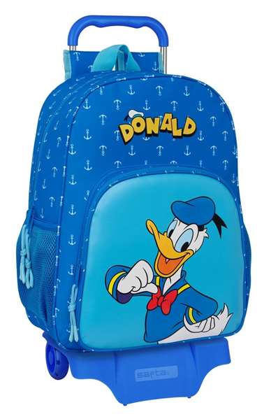 Safta Moch 180+Carro 905 Donald Sac à dos à roulettes pour enfant 33x42x14cm - 3 ans Safta Moch 180+Carro 905 Donald Sac à dos à roulettes pour enfant 33x42x14cm - 3 ans