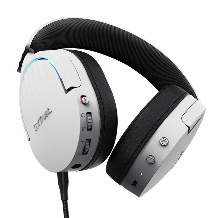 Casques avec Micro Gaming Trust GXT 491 Blanc Multicouleur