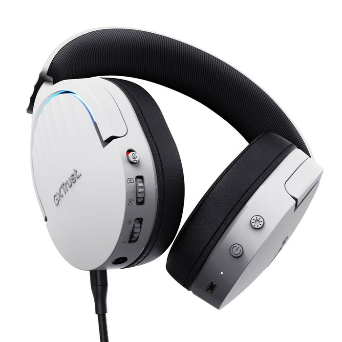 Casques avec Micro Gaming Trust GXT 491 Blanc Multicouleur