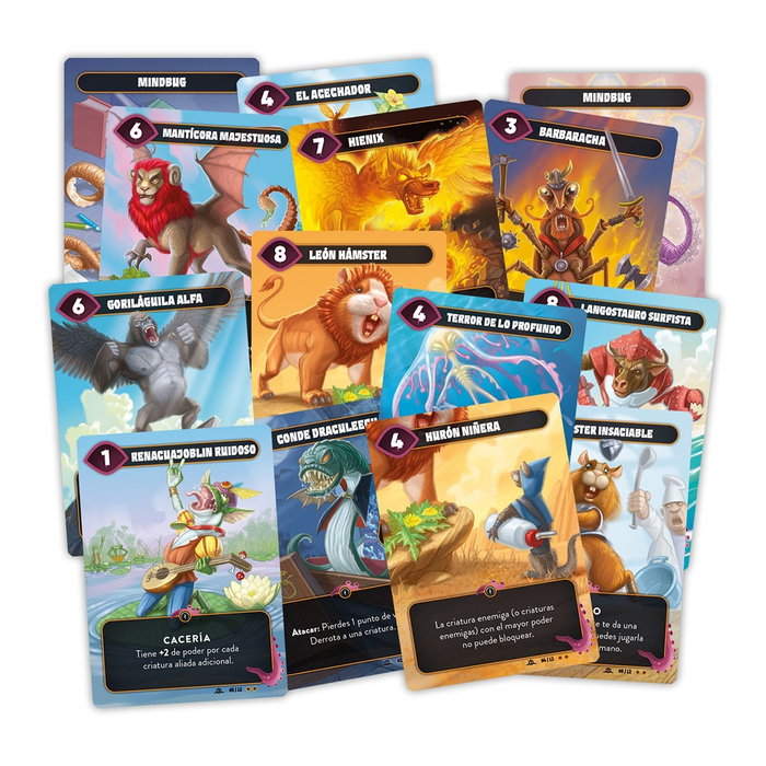 Devir Mindbug Primer Contacto - Extension pour jeu de cartes, 28 nouvelles créatures, 2 joueurs, dès 8 ans, version espagnole Devir Mindbug Primer Contacto - Extension pour jeu de cartes, 28 nouvelles créatures, 2 joueurs, dès 8 ans, version espagnole