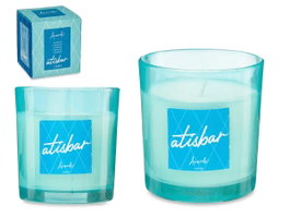Acorde Bougie Verre 120g Parfum Cologne 7x7x8 cm (Set de 12)