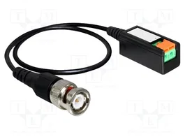 DELOCK Câble coaxial BNC mâle avec connecteur à bornes 2pin, 0,4m