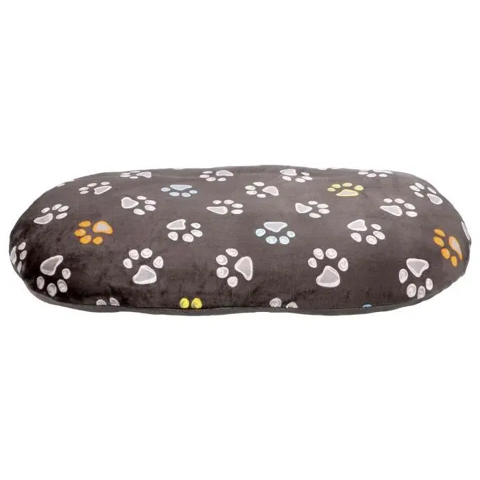 Trixie Jimmy - Coussin ovale pour chat ou chien 80 x 50 cm - Remplissage fibres polyester - Housse peluche douce - Couleur taupe Trixie Jimmy - Coussin ovale pour chat ou chien 80 x 50 cm - Remplissage fibres polyester - Housse peluche douce - Couleur taupe