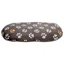 Trixie Jimmy - Coussin ovale pour chat ou chien 80 x 50 cm - Remplissage fibres polyester - Housse peluche douce - Couleur taupe