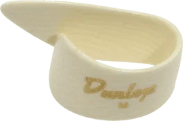 DUNLOP Médiator en os pour pouce Medium Lot de 12 11x1,3x11 cm