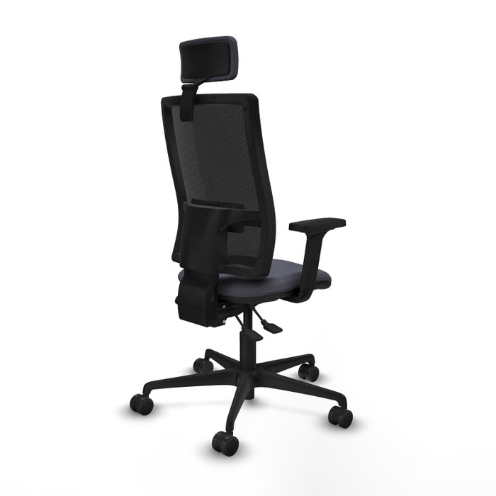 Piqueras Y Crespo Bormate Chaise de Bureau avec Mécanisme Asynchrone, Gris et Noir Piqueras Y Crespo Bormate Chaise de Bureau avec Mécanisme Asynchrone, Gris et Noir
