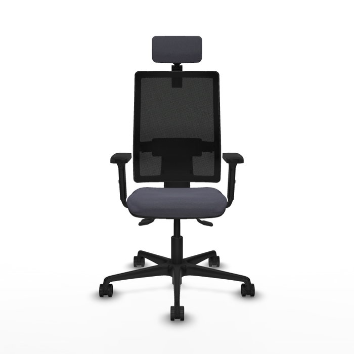 Piqueras Y Crespo Bormate Chaise de Bureau avec Mécanisme Asynchrone, Gris et Noir Piqueras Y Crespo Bormate Chaise de Bureau avec Mécanisme Asynchrone, Gris et Noir