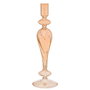 BigBuy Home Pot à Bougie Doré Verre Noël 9 x 9 x 28 cm