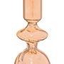BigBuy Home Pot à Bougie Doré Verre Noël 9 x 9 x 28 cm