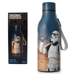 PUCKATOR Gourde Isotherme Star Wars Stormtrooper 500ml en Acier Inoxidable, Sans BPA et Réutilisable
