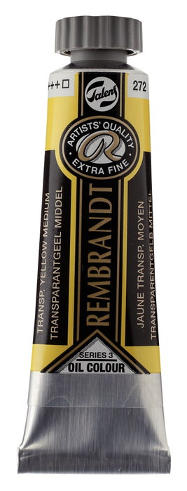 Rembrandt Peinture à l'huile Amarillo Transparente Medio 272 - Tube 15 ml Rembrandt Peinture à l'huile Amarillo Transparente Medio 272 - Tube 15 ml