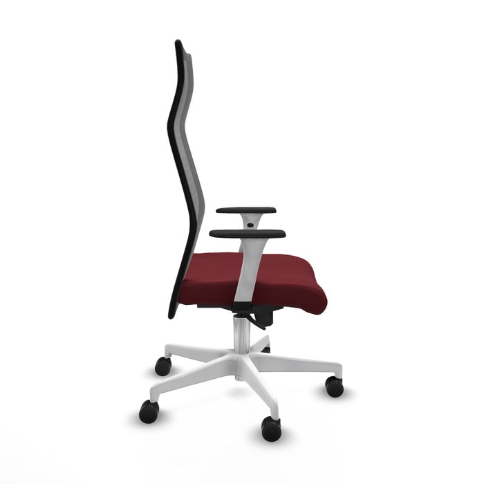 Piqueras y Crespo Chaise de Bureau Albacete Bordeaux et Noir Piqueras y Crespo Chaise de Bureau Albacete Bordeaux et Noir