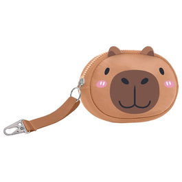 KARACTERMANIA Monedero Capibara Oh My Pop ! Porte-monnaie compact 9 cm x 12,5 cm x 2 cm