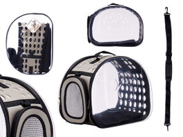 MASCOW Transportin Transparent Gris Grande