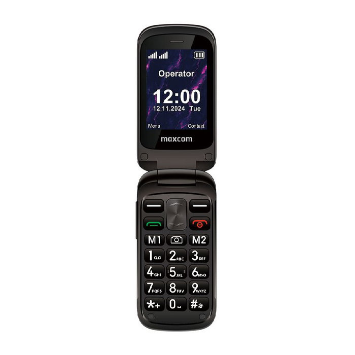 MAXCOM Téléphone Mobile 4G à Clapet 2.4 pouces
