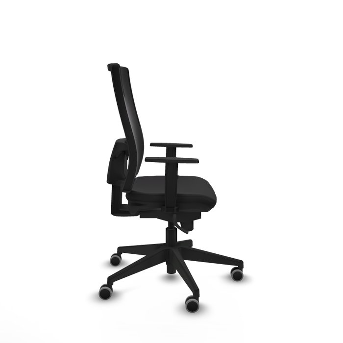 PIQUERAS Y CRESPO Chaise de bureau Horna noire avec mécanisme synchrone