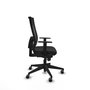 PIQUERAS Y CRESPO Chaise de bureau Horna noire avec mécanisme synchrone