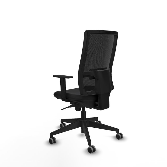 PIQUERAS Y CRESPO Chaise de bureau Horna noire avec mécanisme synchrone