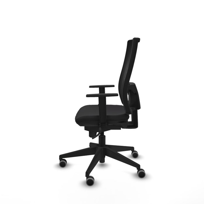 PIQUERAS Y CRESPO Chaise de bureau Horna noire avec mécanisme synchrone