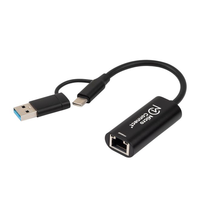 MicroConnect Adaptateur réseau Premium USB-C / A vers RJ45 2,5G MicroConnect Adaptateur réseau Premium USB-C / A vers RJ45 2,5G