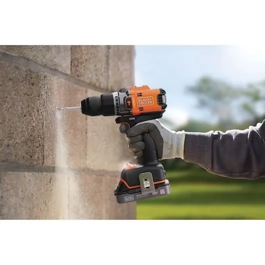 Black + Decker BLD682XN-XJ Perceuse visseuse sans fil 18V Brushless
