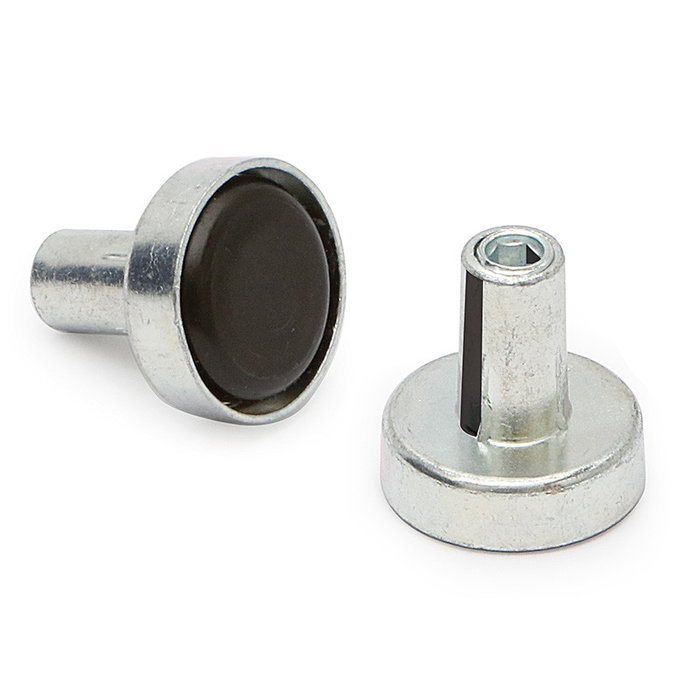 HERRAJES ALK Pied Réglable pour Meuble Ø20 M8 Zingué à Encastrer HERRAJES ALK Pied Réglable pour Meuble Ø20 M8 Zingué à Encastrer