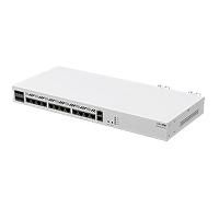 MikroTik CCR2116-12G-4S+ Routeur 16 coeurs ARM 2 GHz avec 16 Go RAM DDR4, 4 ports SFP+ 10G, 13 ports Gigabit Ethernet, RouterOS, alimentation redondante