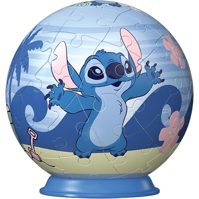 RAVENSBURGER Puzzle 3D Stitch Disney 54 pièces - Modèle de construction en 3 dimensions RAVENSBURGER Puzzle 3D Stitch Disney 54 pièces - Modèle de construction en 3 dimensions