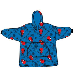 MARVEL Sweat-shirt à capuche oversize Spider-Man pour enfant en corail - Taille unique