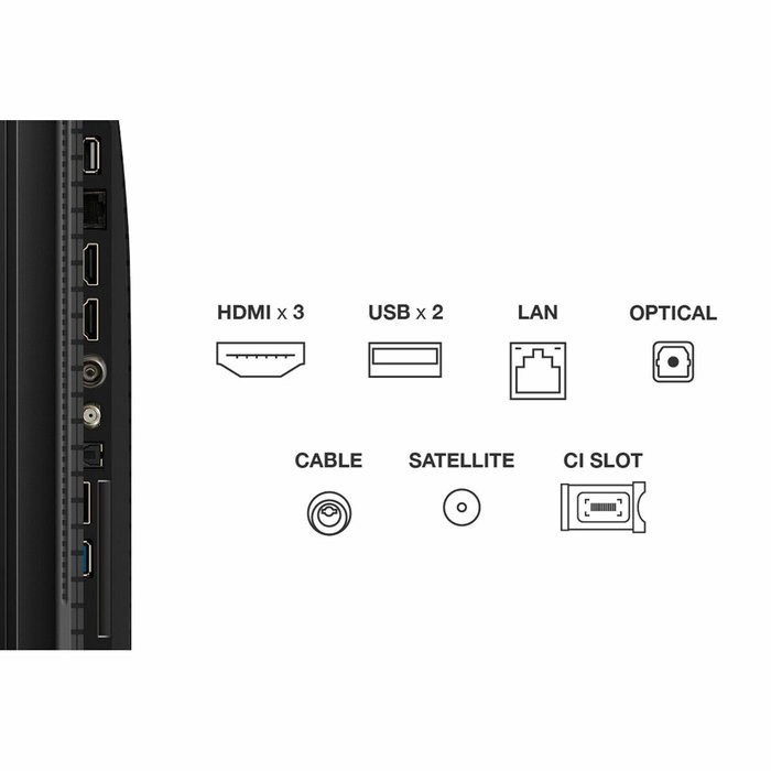 TV intelligente TCL 43P7K 43" 4K Ultra HD LED HDR D-LED QLED TV intelligente TCL 43P7K 43" 4K Ultra HD LED HDR D-LED QLED