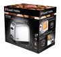 Russell Hobbs 23310-56 Tostador Victory - Grille-pain avec fonction lever et voir, cuisson rapide +50%, plateau à miettes et chauffe-pain, blanc