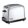 Russell Hobbs 23310-56 Tostador Victory - Grille-pain avec fonction lever et voir, cuisson rapide +50%, plateau à miettes et chauffe-pain, blanc