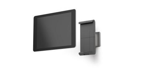 Durable Support mural pour tablette pivotant 360° antivol, pour tablettes 7-13 pouces jusqu'à 1 kg, fixation murale incluse