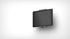 Durable Support mural pour tablette pivotant 360° antivol, pour tablettes 7-13 pouces jusqu'à 1 kg, fixation murale incluse