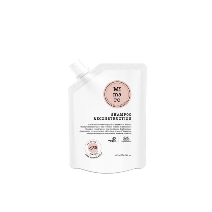 Mimare Shampoing Reconstructeur 200 ml - Pour cheveux épais, fins et moyens - Avec huile d'Abyssinia - Nutrition profonde et brillance intense Mimare Shampoing Reconstructeur 200 ml - Pour cheveux épais, fins et moyens - Avec huile d'Abyssinia - Nutrition profonde et brillance intense
