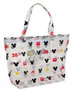 Safta Bolso shopping avec fermeture éclair Mickey Mouse "Beach" 54 x 35 x 17 cm, sac de plage
