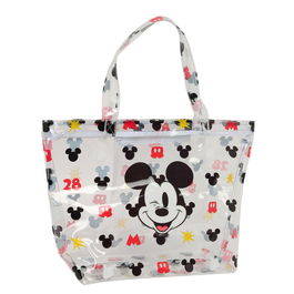 Sac à Achats Mickey Mouse Clubhouse Beach Multicouleur Transparent 54 x 35 x 17 cm