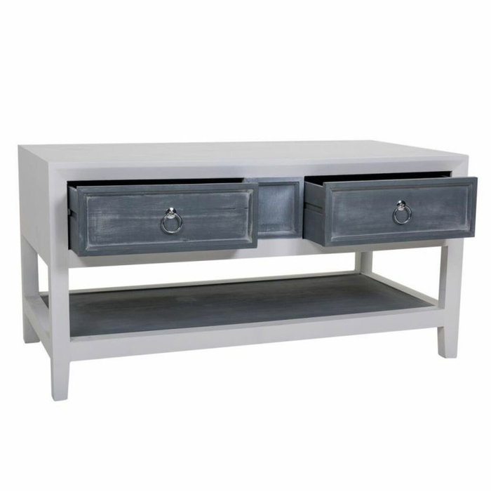 Table Basse Alexandra House Living Blanc Gris 51 x 53 x 104 cm